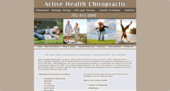 Desktop Screenshot of activehealthlasvegas.com